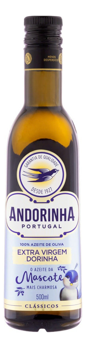 Kit com 6 Azeites de Oliva Extra Virgem Português Dorinha Andorinha Vidro 500ml